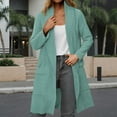 thumbnail image 2 of Long Cardigan Sweater Outerwear Cozy Soft Warm Knit Open Front Duster Wrap Casual Fall Winter Fashion Cardigan Sweaters for Women, 2 of 2