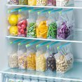 thumbnail image 2 of 10pcs Reusable Freshness-Sealing Leakproof Freezer Bags - Airtight, Durable, and Easy-to-Use Food Storage Pouches for Kitchen Organization, Meal Prep, and Space-Saving Storage, 2 of 5