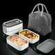 thumbnail image 3 of Fiambrera Térmica, Contenedor De Almuerzo Aislado De 3 Capas, Caja Bento Térmica A Prueba De Fugas, Calentador De Comida Desmontable Con Asa, Todas Las Piezas Noticed HA026322-01, 3 of 6