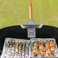 thumbnail image 4 of Summer Savings Dianli 2pcs Stainless Steel Baking Tray Shovel Frame Barbecue Tool Fixing Frame Removable Suitable For Outdoor And Home Courtyard Barbecue Barbecue Tool Support for Indoor/Outdoor, 4 of 6