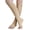 Beige, variant on Venoro Nylon Zipper Compression Socks Support Graduated Stockings Mens Womens 20-30mmHg