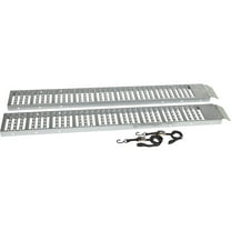 Ironton Non-Folding Steel Loading Ramp Set, 1000-Lb. Total Capacity, 6ft.L x 9in.W