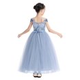 thumbnail image 4 of Ekidsbridal Sequins Off the Shoulder Flower Girl Dresses Junior Bridesmaid Pageant Ballroom Gown 322 12, 4 of 5