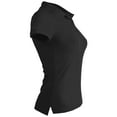 thumbnail image 2 of Ma Croix Womens Pique Polo Shirts Dry Comfort Slim Fit Casual Short Sleeve Top, 2 of 4