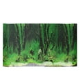 thumbnail image 2 of Vibrant Green Fish Tank Background Sticker for Aquarium Decor PET Double Sided Easy to Attach 36x24 Inches, 2 of 8