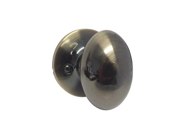 Dark Oil Rubbed Bronze Dummy Oval Egg Shaped Knob Style 6093dbr