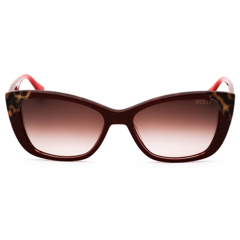 GUESS GU7511-66F-55 Sunglasses Size 55mm 135mm 16mm burgundy  display picture 1