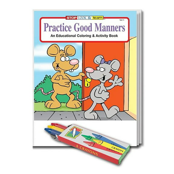 ZoCo: 25 Pack - Practice Good Manners Kid's Coloring & Activity Books