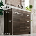 thumbnail image 2 of Eviva Lugano 36" Gray Oak Modern Bathroom Vanity with White Integrated Acrylic Sink, 2 of 7