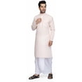 thumbnail image 1 of Mens Desginer Wear Bollywood Style Indian South Indian Cotton Dhoti Kurta Set, 1 of 4