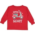 thumbnail image 3 of Inktastic Gotta Scoot Cute Scooter Girls Long Sleeve Toddler T-Shirt, 3 of 5