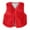Red, variant on TIREOW Kids Faux Fur Vest Girls and Boys Solid Color Sleeveless V Neck Fuzzy Jacket Autumn and Winter Warm Cropped Coats Waistcoat Vest