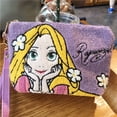 thumbnail image 3 of princesas Belle Ariel Rapunzel peluche bolso de mano Kawaii sirenita bolsa de almacenamiento monedero regalos para niños, 3 of 5