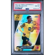 Graded 2021 Topps Chrome Bundesliga Refractor #31 Jude Bellingham PSA 8 Soccer Card