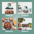 thumbnail image 4 of Sistema de cocción Air Fryer Ninja Crispi 4 en 1, vidrio de 4 litros y 1,4 litros, 4 of 9
