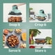 thumbnail image 4 of Sistema de cocción Air Fryer Ninja Crispi 4 en 1, vidrio de 4 litros y 1,4 litros, 4 of 9