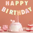 thumbnail image 6 of Uxcell Colorful Birthday Banner, No DIY Decorations Sign for Birthday Decor Backdrop, 7.3" x 5", 6 of 6