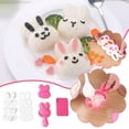 thumbnail image 3 of 5-Piece Cartoon Rice Ball Mold Set - Create Adorable Shapes for Meals, Parties, and Bento Boxes, 3 of 9