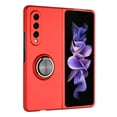 thumbnail image 1 of BEMZ Magnetic Ring Case for Samsung Galaxy Z Fold 4 5G - Car Mount Holder Stand Protective Cover (with LED Flashlight) - Red, 1 of 4