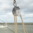 thumbnail image 6 of Boat Pulley Fish Net Accessories Marine Vessel Double Pulleys for Rope Block Appendix Cable, 6 of 6