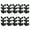Black, variant on Premium Furniture Corner Protectors 10Pcs - Anti Scuff Baseboard Guards for Tables Desks Dressers, Easy Screw Installation, Decorative Wall Edge Protection for Home Office