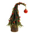 thumbnail image 1 of Mini de Navidad artificial para decoración de fiestas con parte torcida, decoración única para el hogar, decoración navideña para mesa 30 centímetros, 1 of 8