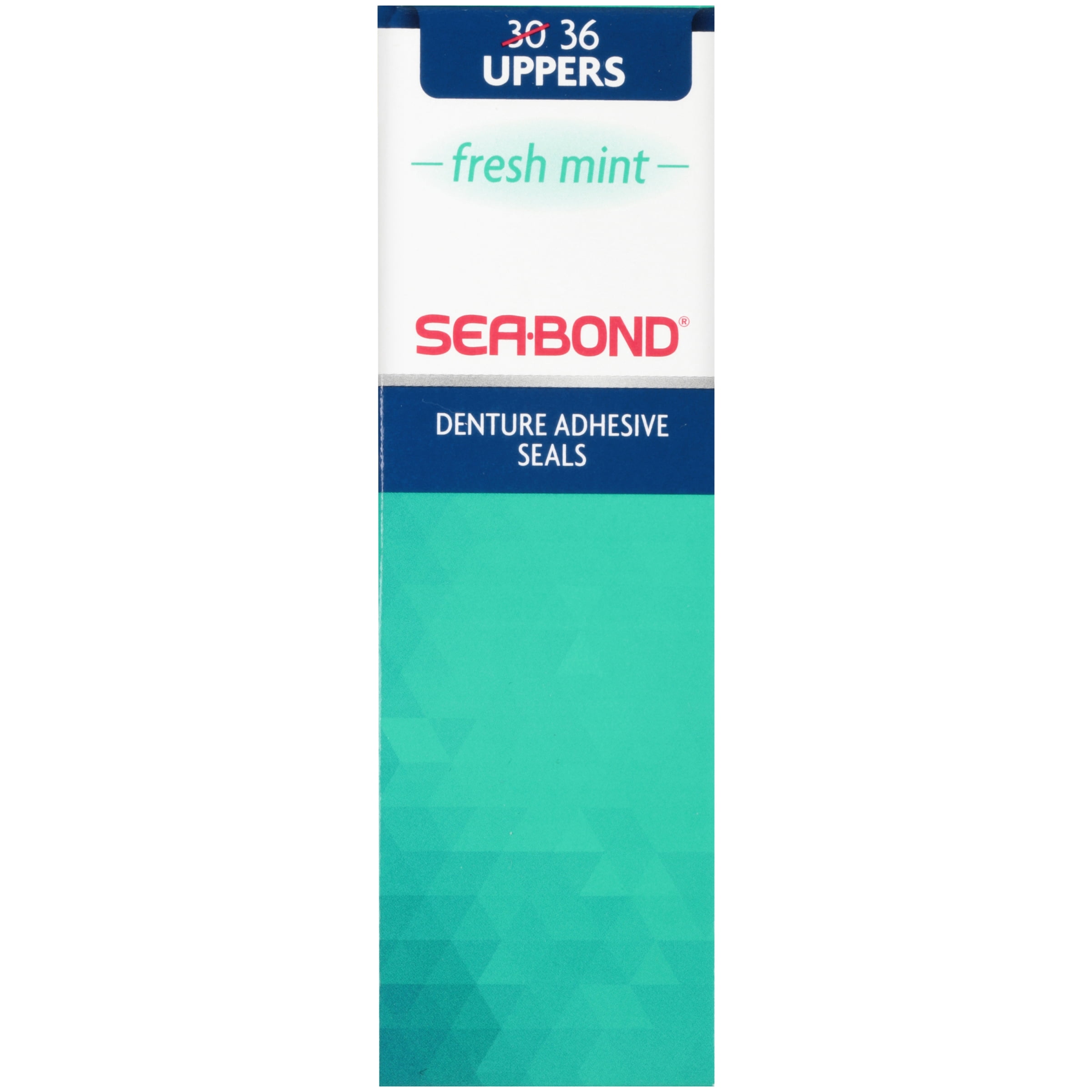 Sea-Bond® Fresh Mint Denture Adhesive Seals 36 ct Box