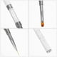 thumbnail image 4 of 2 pinceles delineadores para uñas: pincel profesional para pintar esmalte en gel, bolígrafo de diseño artístico de doble punta para líneas finas y largas, dibujo fino., 4 of 5