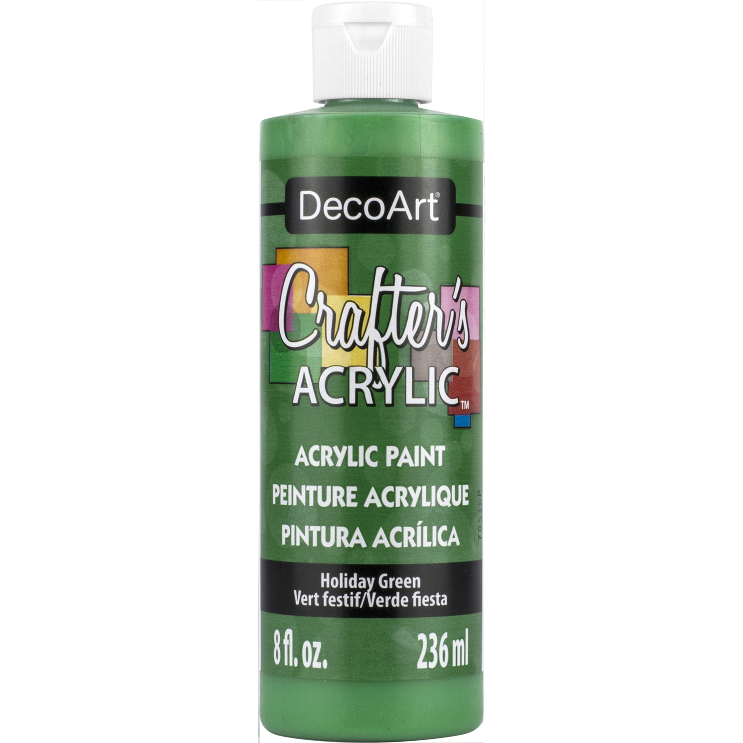 DecoArt Crafter's Acrylic Paint, 8 oz., Holiday Green