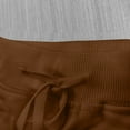 thumbnail image 5 of CYRBOKO Boys Sweatpants, Drawstring Stretchy Elastic Waist Casual Jogger Pants Brown Size 10-11 T, 5 of 6