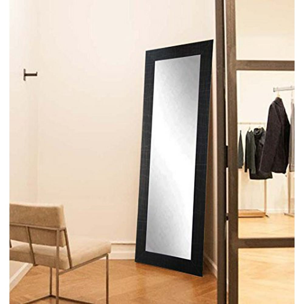 Scratched Black Fitting Room Hotel Style Full Length Leaning Wall