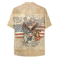 thumbnail image 6 of Yindaity Patriotic T Shirts for Men USA Fighter Jet Patriotic T-Shirt(Khaki,5XL), 6 of 6