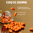 thumbnail image 5 of (2 PACK) Beworths CoQ10 Capsules 200mg | 240 Count | Non-GMO and Gluten Free Supplement | High Absorption, 5 of 8