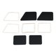 thumbnail image 3 of Ventanas acrílico 1Set / 4pcs para coche de de simución SCX10 Durable, resistente al desgaste, y ecológico Baoblaze Reparación de ventanas RC, 3 of 8