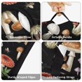 thumbnail image 6 of Mushroom and Lobster Black Pattern Teens Toddler Nap Mat with Pillow, Sleeping Mat Bag for Preschool Daycare 59"x22", 6 of 6
