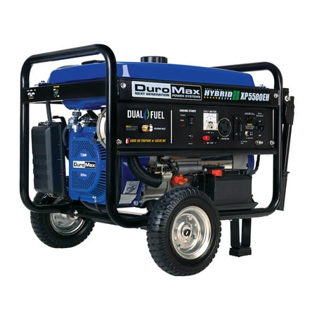 UPC: 0811640014667 | DuroMax XP5500EH 5500-Watt Electric Start Dual Fuel Hybrid Portable Generator
