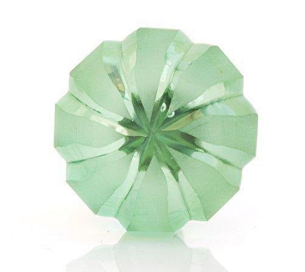 Set Of Six Mint Green Tomato Glass Cabinet Knobs by Perilla Home