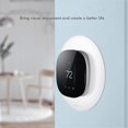thumbnail image 3 of CaseBot Wall Plate for Ecobee3 Lite / Ecobee3 SmartThermostat Practical Trim Kit Easy Installation Durable Polycarbonate Material Stylish Design (White), 3 of 5