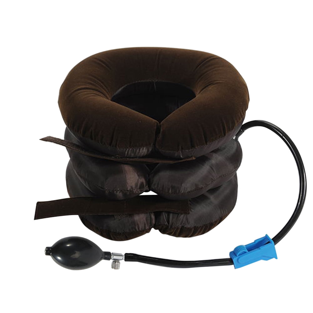 Inflatable Neck Stretcher Support 3 Tubes Air Cervical Traction Pain