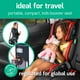 thumbnail image 4 of Mifold Asiento elevador para automóvil con respaldo alto para niños con correa - Asiento de automóvil plegable ajustable para niños grandes para viajes - Gris pizarra, 4 of 5