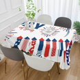 thumbnail image 5 of Coolnut Independence Day Rectangle Tablecloth Spill-Proof Polyester Table Cloth Table Cover for Kitchen Dining Picnic Holiday Party Decoration,54"x54", 5 of 7