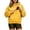 Yellow, variant on SRZYMJ Movie Snack Hoodie for Men Women Oversized Sweatshirt With Built In For All Kinds of Snacks for Daily Wear Party