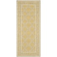 thumbnail image 5 of SAFAVIEH Chelsea Alecia Geometric Borders Wool Area Rug, Yellow/Grey, 7'9" x 9'9", 5 of 10