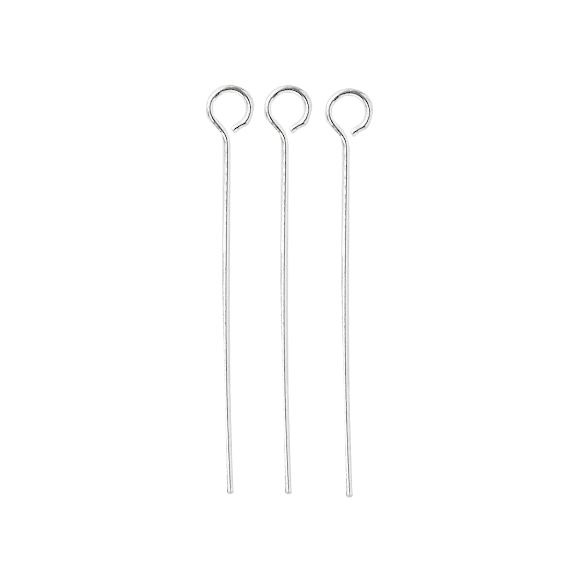 Cousin DIY Metal Bright Silver Eye Pin, 315 Piece