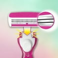 thumbnail image 6 of BIC Soleil Click 3 Women's Disposable Razor, Triple Blade, 1 Handle and 6 Snap-in Cartridges, 6 of 11