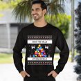 thumbnail image 3 of Christmas Sweatshirt, Deck the Halls with Bowling Balls Funny Christmas Sweatshirt, Unique Holiday Bowling Lover Sweatshirt, Holiday Gift for Women & Men, 3 of 5