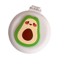 thumbnail image 4 of Cepillos de pelo con espejo de viaje, cepillo de pelo de bolsillo con espejo, peine plegable de , peine de bolsillo para adultos Fruta, 4 of 8