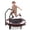 Pink, variant on 36-Inch Foldable Mini Trampoline, Indoor & Outdoor Rebounder, Foam Handle, Thick Protective Cover, Balance Exercise for Ages 1-6