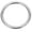 Silver 8x50mm, variant on YAHHU Boat Round Rings Heavy Duty Stainless Steel O Ring Marine Sailing Rigging Accessories Wire Diameter 8mm Specification 8x50mm / 0.3x2 in Long Lasting Construction for Sailing Diving