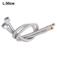 thumbnail image 1 of Taps Mixed Hot And Cold Water Inlet Basin Sink Water Pipe Water Inlet Hoses 2pcs, 1 of 10